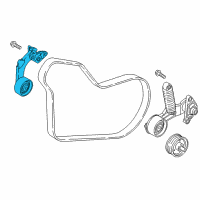 OEM 2021 Hyundai Ioniq Tensioner Assembly Diagram - 25281-03HA0