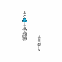 OEM 2011 Jeep Compass Bracket-Shock ABSORBER Diagram - 5085495AC