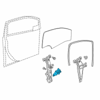 OEM 2022 Chevrolet Spark Window Motor Diagram - 95392030