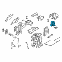 OEM 2017 Infiniti QX30 Case Assy-Front Heater Unit Diagram - 27120-5DF0B