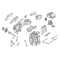 OEM 2017 Infiniti QX30 Air Intake Box Actuator Diagram - 27740-5DA0B