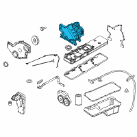 OEM Dodge Cover-Timing Case Diagram - 68005078AA