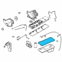 OEM 2009 Dodge Ram 2500 Gasket-Oil Pan Diagram - 68444757AA
