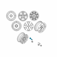 OEM Ford Five Hundred Valve Stem Diagram - 5F9Z-1700-AB