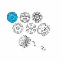 OEM 2001 Ford Focus Spare Wheel Diagram - YS4Z-1007-HA