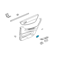 OEM 2003 Acura MDX Lens (Donnelly) Diagram - 34261-SV1-A01