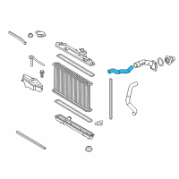 OEM 2014 Toyota Avalon Upper Hose Diagram - 16571-0P250