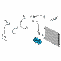 OEM 2017 Nissan Rogue Sport Compressor-Air Conditioner Diagram - 92600-4BA1A