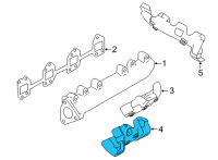 OEM 2022 Chevrolet Silverado 3500 HD Heat Shield Diagram - 12680294