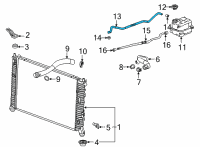 OEM 2021 Chevrolet Silverado 3500 HD Vent Hose Diagram - 84645094