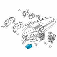 OEM 2017 Ford F-350 Super Duty Headlamp Switch Diagram - DG9Z-11654-BA