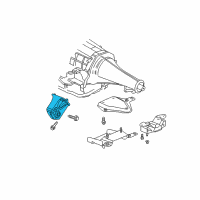 OEM 2004 Dodge Ram 1500 Bracket-Engine Mount Diagram - 52020601AD