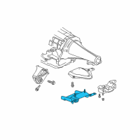 OEM 2002 Dodge Ram 1500 Bracket-Transmission Mount Diagram - 52020936AB