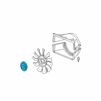 OEM 2004 Chevrolet Silverado 1500 Fan Clutch Diagram - 15911779