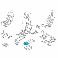 OEM 2014 Ford F-150 Cup Holder Diagram - BL3Z-1613562-AD