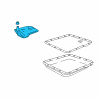 OEM Chevrolet Colorado Filter Diagram - 24225323