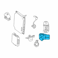 OEM 2012 Lexus RX450h Sensor, Ultrasonic Diagram - 89341-48010-C4