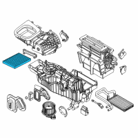 OEM Ford Flex Filter Diagram - AE9Z-19N619-A