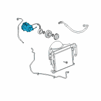 OEM 2005 Jeep Grand Cherokee COMPRES0R-Air Conditioning Diagram - 55116834AD