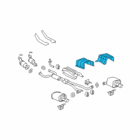 OEM 2013 Chevrolet Caprice Heat Shield Diagram - 92252128