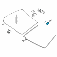 OEM 2020 Lexus LS500h Sensor, Rain & HUMID Diagram - 89941-11010