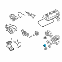 OEM 1999 Chrysler Cirrus PULLEY-TENSIONER Diagram - MD140071