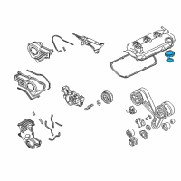 OEM 2003 Chrysler Sebring Cap-Engine Oil Filler Diagram - 1250A015