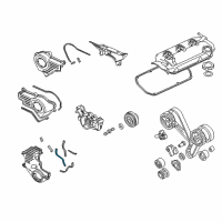 OEM 2005 Chrysler Sebring Gasket-Timing Cover Diagram - MD319972