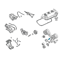 OEM Chrysler Sebring Shaft-Timing Belt TENSIONER Diagram - MD145168