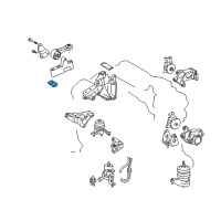 OEM 2016 Toyota Sienna Stay Bracket Stay Diagram - 12327-0P010