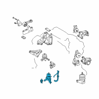 OEM Lexus RX350 Insulator Assy, Engine Mounting, Front Diagram - 12360-31020