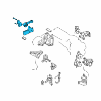 OEM 2008 Lexus RX350 Rod Sub-Assy, Engine Moving Control Diagram - 12309-31020