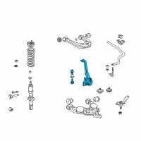 OEM 2004 Toyota Tacoma Knuckle Diagram - 43201-35081