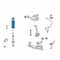 OEM Toyota Coil Spring Diagram - 48131-AF100