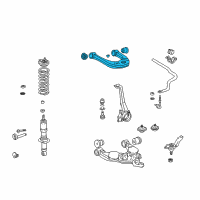 OEM 2005 Toyota Tundra Upper Control Arm Diagram - 48610-34010