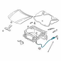 OEM 2002 Buick Century Release Cable Diagram - 10436319