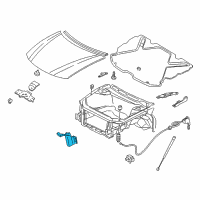 OEM 2004 Buick Century Latch Diagram - 10423017