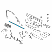 OEM 2017 BMW X5 Channel Sealing, Inside, Door, Front Left Diagram - 51-33-7-289-627