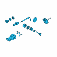 OEM 2008 Nissan 350Z Final Drive Assembly Diagram - 38301-2C422