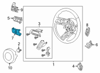 OEM 2021 Ford Mustang SWITCH ASY - CONTROL Diagram - LR3Z-9C888-AA