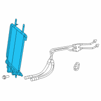 OEM 2009 Chrysler Aspen Cooler Diagram - 55361434AE
