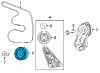 OEM Jeep Wrangler IDLER Diagram - 68433354AA