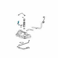 OEM 2007 Pontiac Grand Prix Fuel Gauge Sending Unit Diagram - 19152658