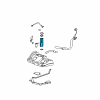 OEM Pontiac Fuel Pump Diagram - 19331980