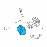 OEM 1991 Oldsmobile Cutlass Calais Automatic Transmission Flexplate Diagram - 22533244