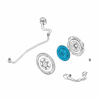 OEM 2000 Pontiac Grand Am Clutch Diagram - 89048124