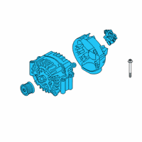 OEM 2022 BMW X5 ALTERNATOR Diagram - 12-31-7-852-129