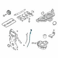 OEM 2020 Nissan Altima Gauge-Oil Level Diagram - 11140-5NA1A