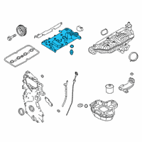 OEM 2012 Infiniti M37 Cover Assembly - Valve Rocker Diagram - 13264-EY01C