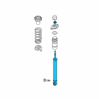 OEM 2014 Infiniti QX70 ABSORBER Kit - Shock, Rear Diagram - E6210-6WY0A